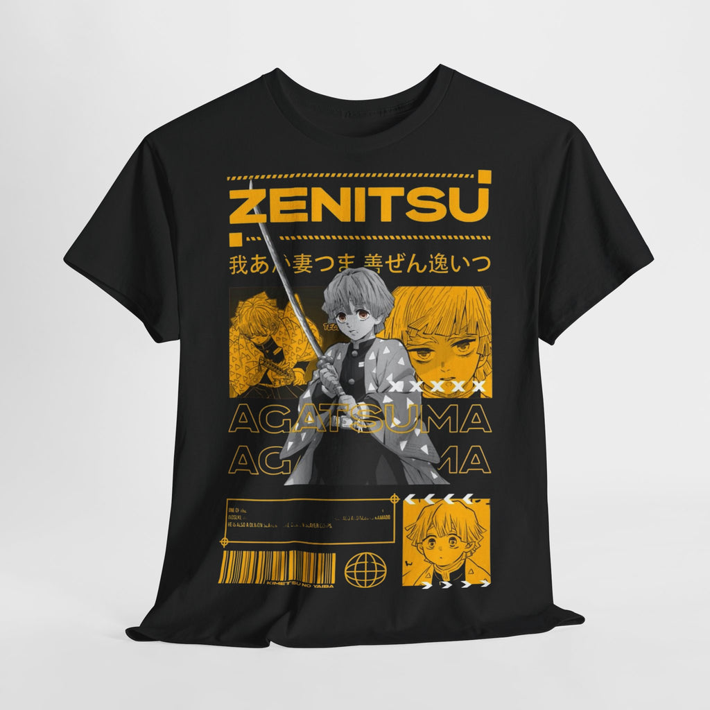 Anime-Inspired Unisex Heavy Cotton Tee, Casual Wear, Gift for Anime Lovers, Streetwear, Everyday Fashion