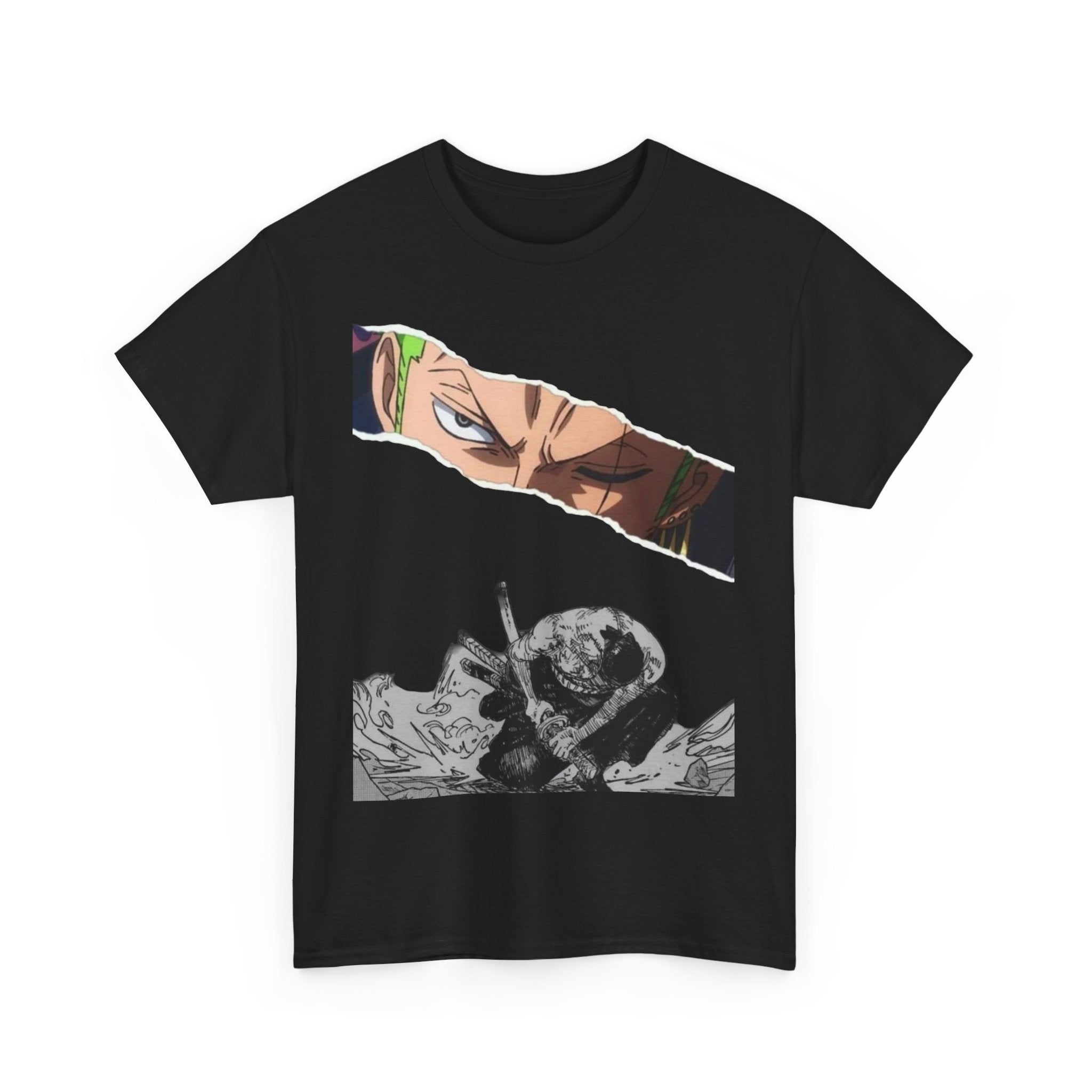 Anime Inspired Unisex Heavy Cotton Tee, Graphic Tee for Fans, Casual Wear, Gift for Gamers, Streetwear, Summer Style