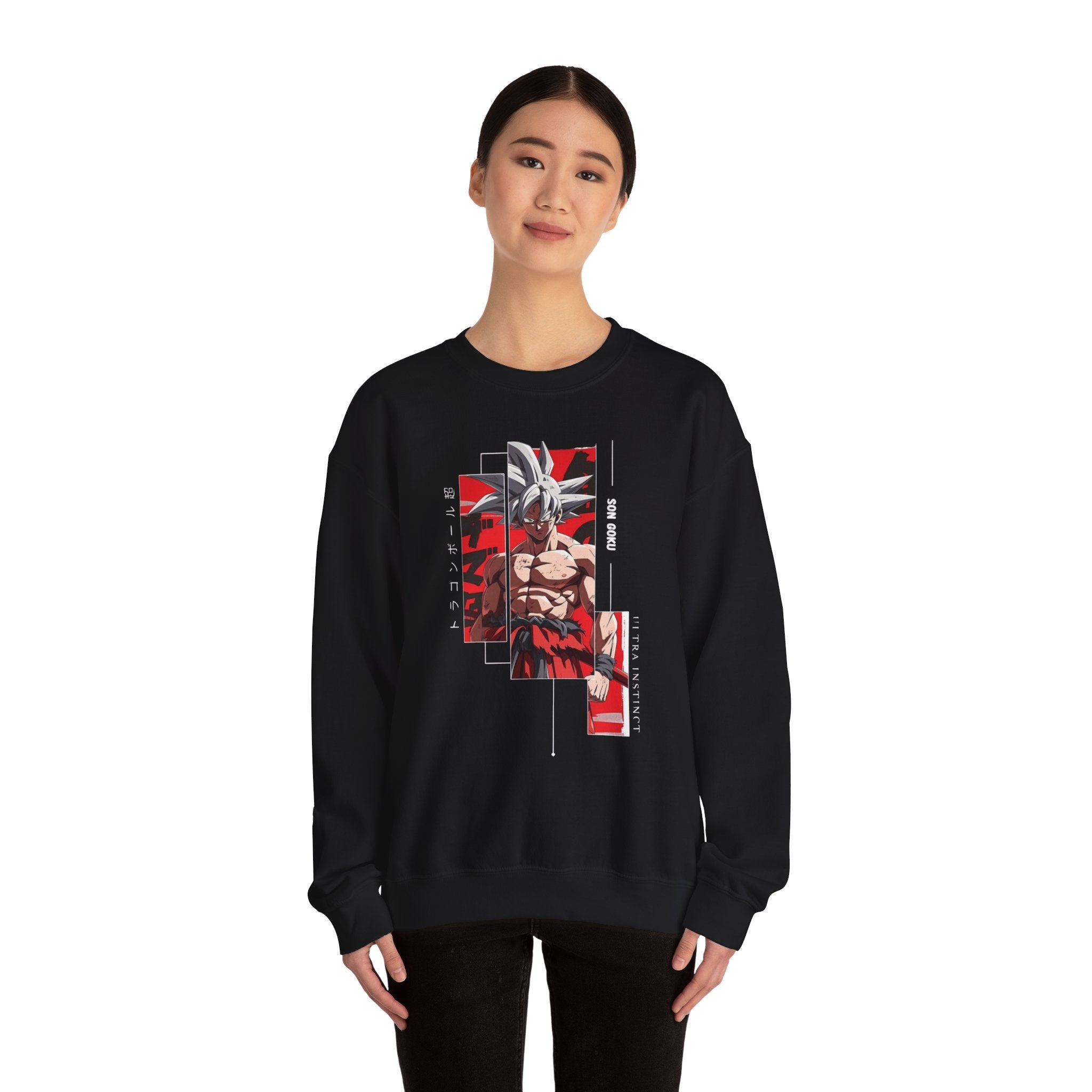 Anime-Inspired Unisex Crewneck Sweatshirt, Cozy Casual Wear, Perfect Gift for Fans, Stylish Streetwear, Great for Everyday Use