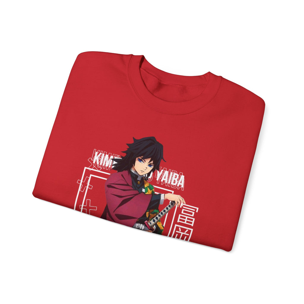 Anime-Inspired Crewneck Sweatshirt for Fans, Giyu Tomioka Design, Unisex Casual Wear for Cozy Days, Perfect Gift for Holidays, [...]