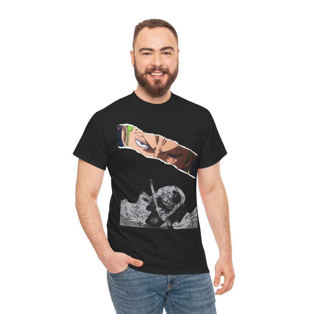 Anime Inspired Unisex Heavy Cotton Tee, Graphic Tee for Fans, Casual Wear, Gift for Gamers, Streetwear, Summer Style