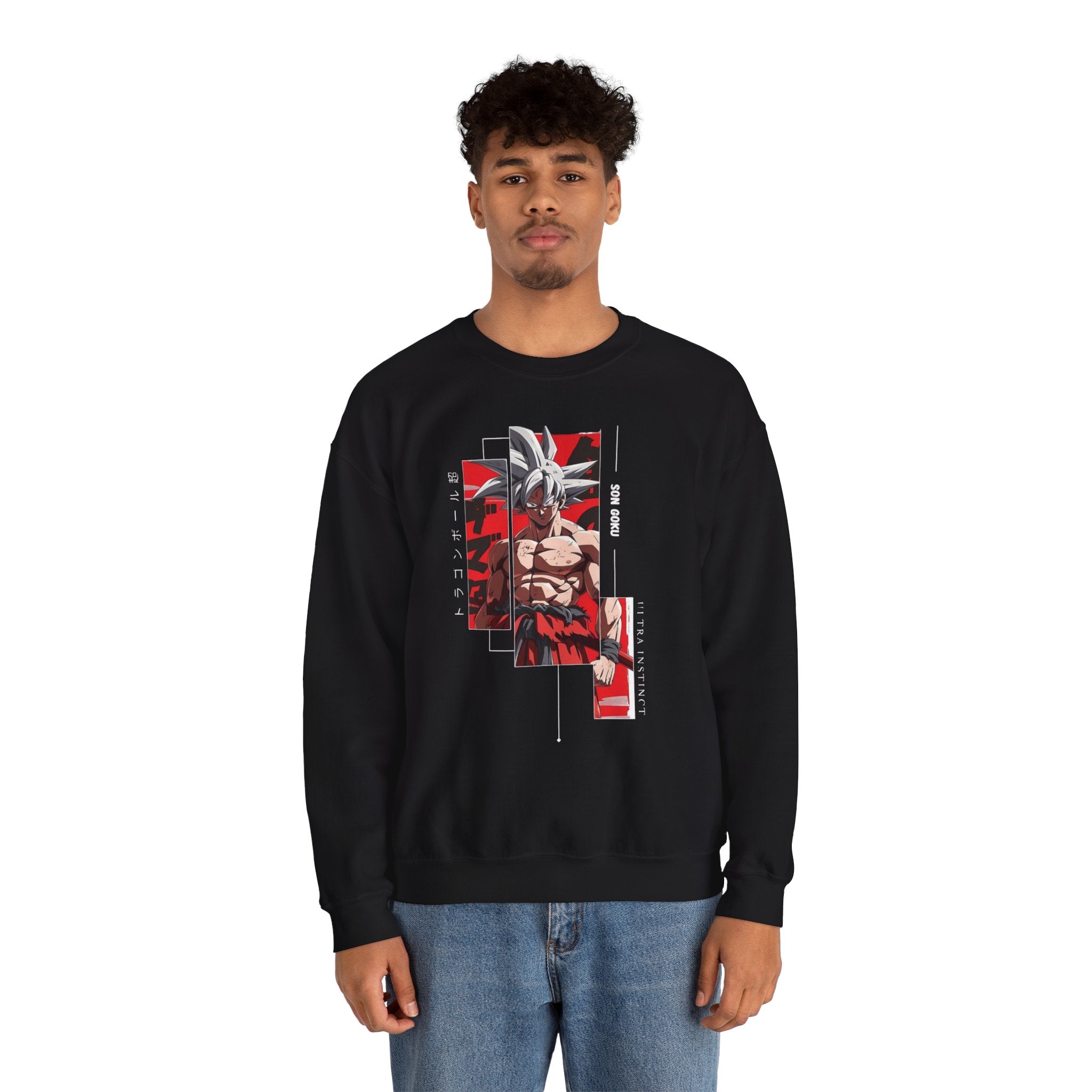 Anime-Inspired Unisex Crewneck Sweatshirt, Cozy Casual Wear, Perfect Gift for Fans, Stylish Streetwear, Great for Everyday Use