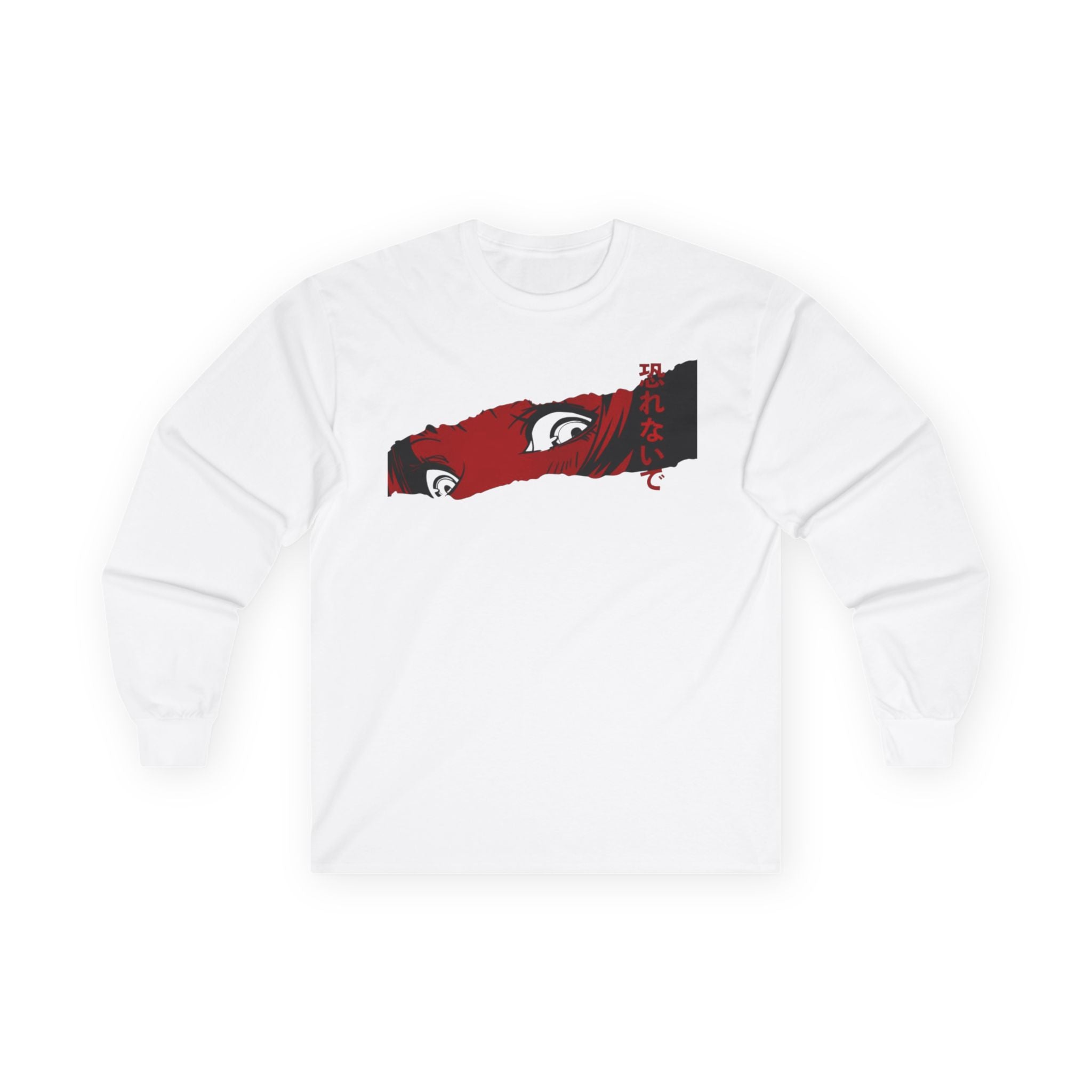 Anime-Inspired Unisex Long Sleeve Tee, Casual Graphic Shirt, Gift for Fans, Streetwear Style, Unique Artwear