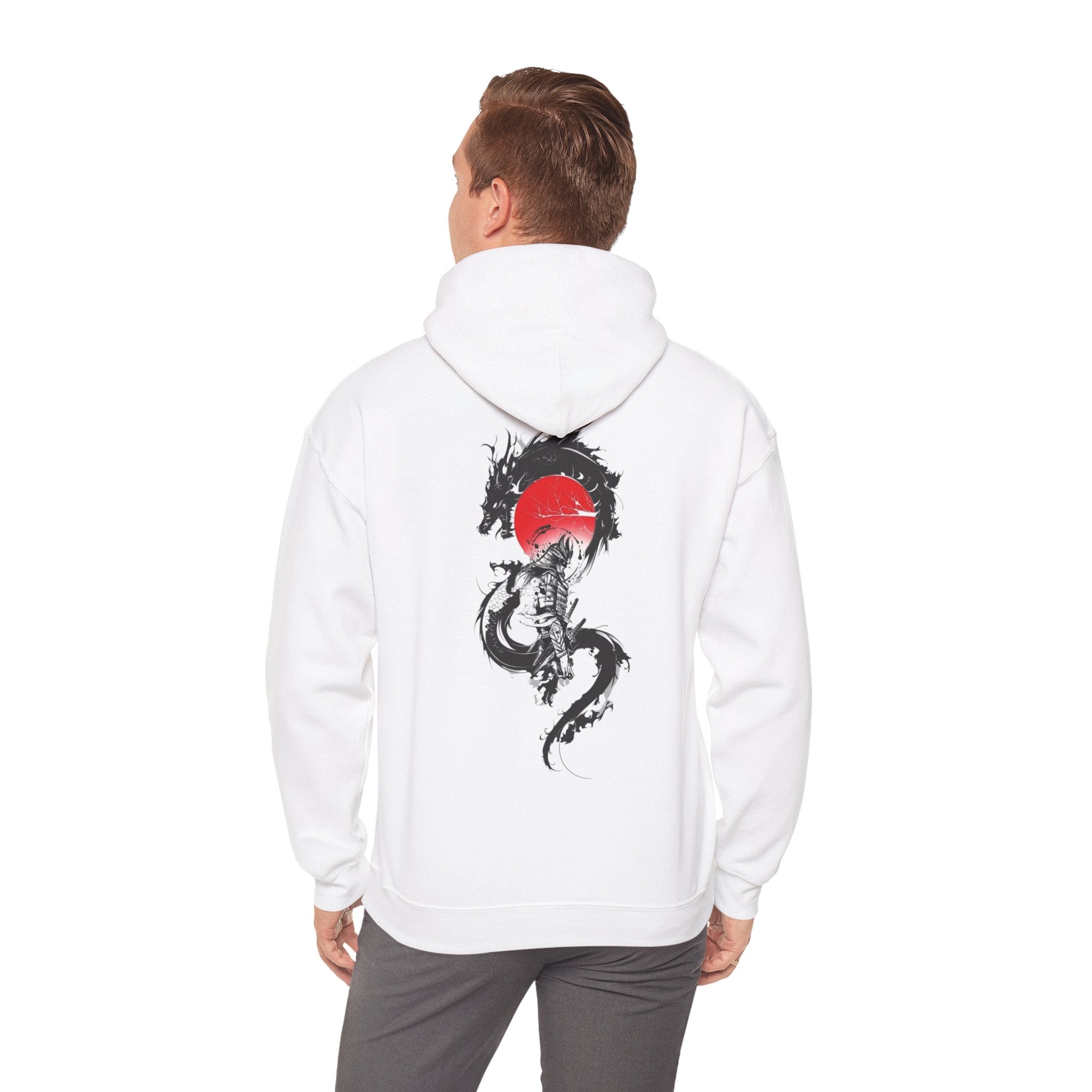 Yin Yang Koi Fish Hoodie, Unisex Sweatshirt, Asian Art Hooded Top, Gift for Her, Unique Streetwear, Cozy Casual Wear