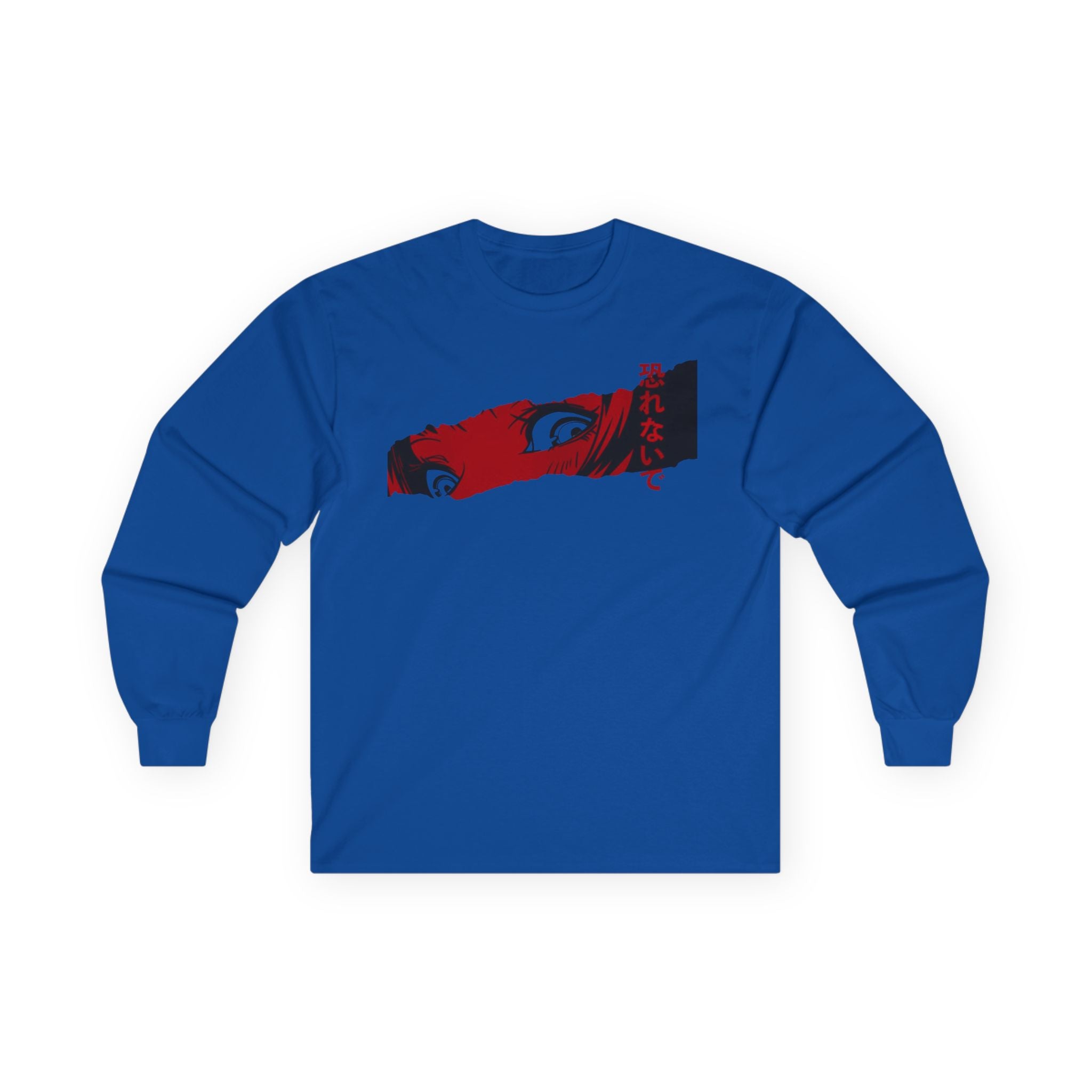 Anime-Inspired Unisex Long Sleeve Tee, Casual Graphic Shirt, Gift for Fans, Streetwear Style, Unique Artwear