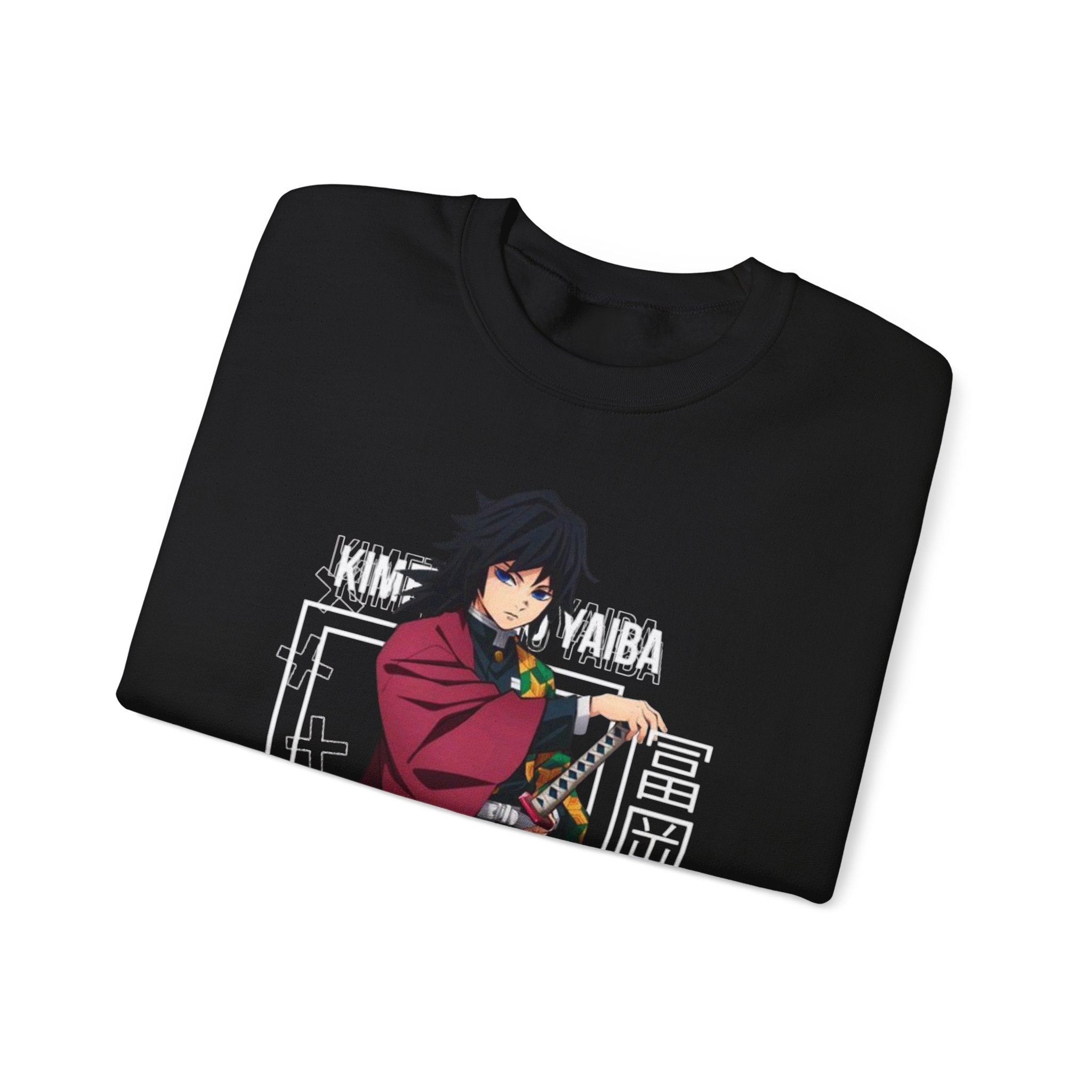 Anime-Inspired Crewneck Sweatshirt for Fans, Giyu Tomioka Design, Unisex Casual Wear for Cozy Days, Perfect Gift for Holidays, [...]