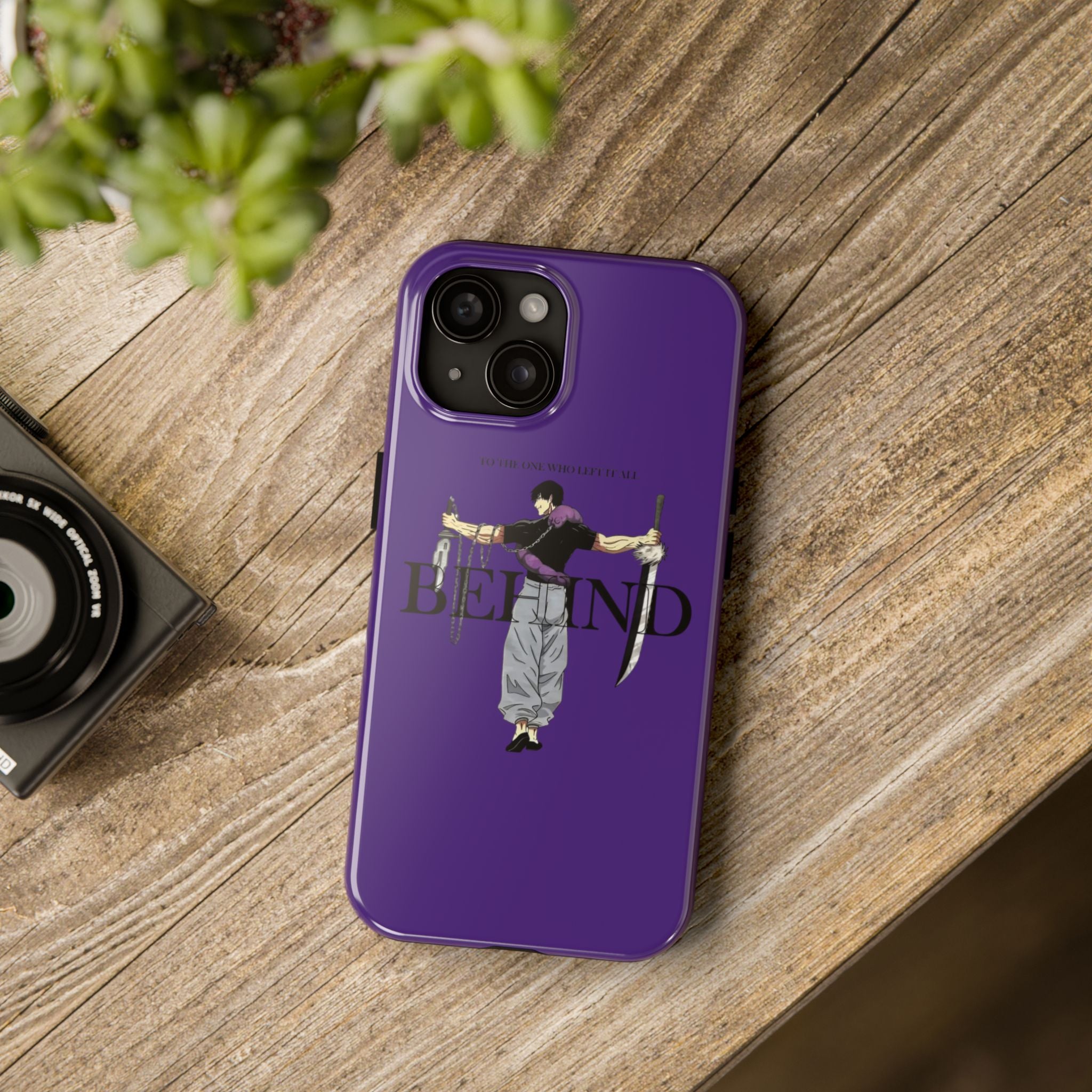 Bold Anime Phone Case, Tough Cellphone Cover, Unique Tech Accessories, Gift for Gamers, Stylish Mobile Protection