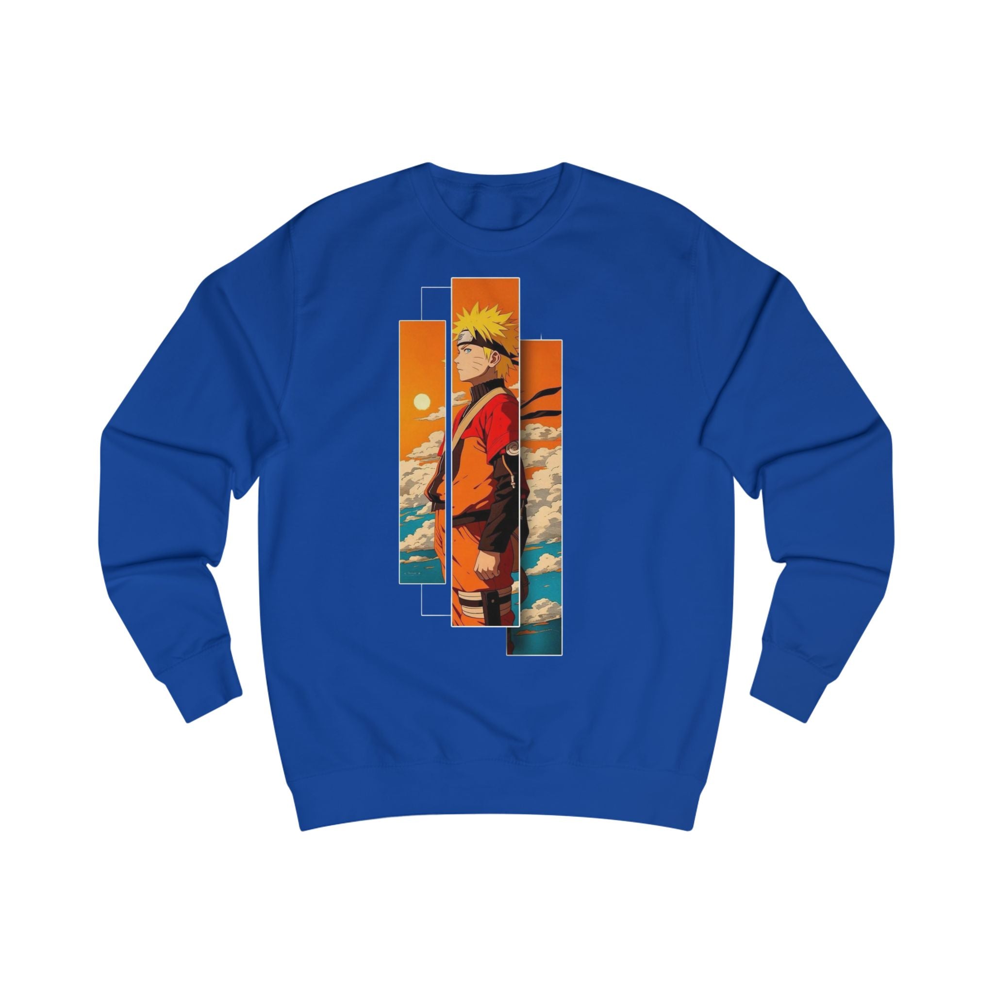 Naruto-Inspired Unisex Sweatshirt, Anime Gift, Cozy Streetwear, Geek Fashion, Fan Apparel, Casual Layering