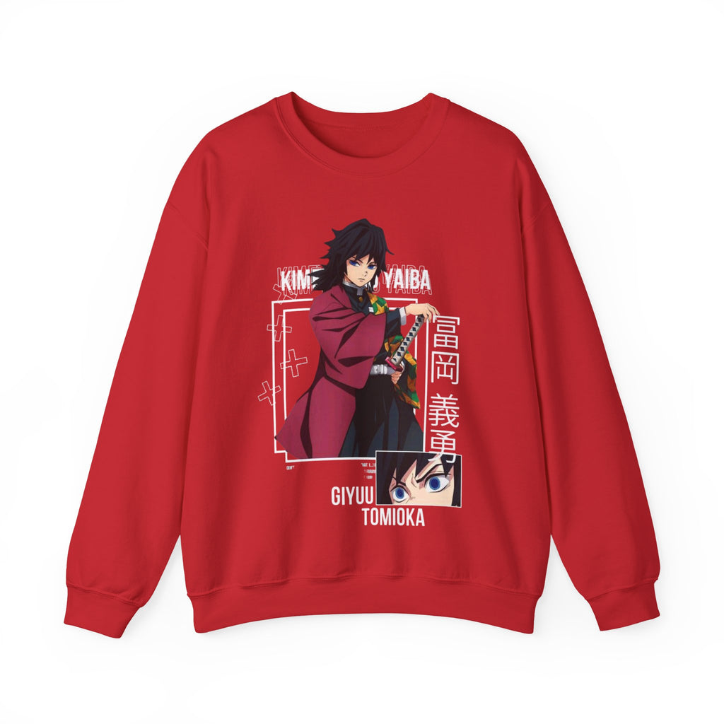 Anime-Inspired Crewneck Sweatshirt for Fans, Giyu Tomioka Design, Unisex Casual Wear for Cozy Days, Perfect Gift for Holidays, [...]