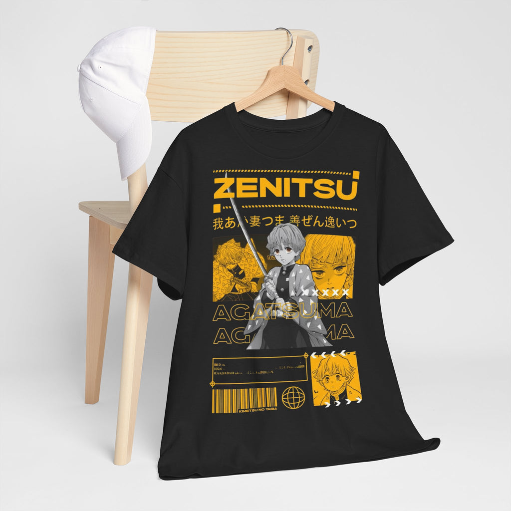 Anime-Inspired Unisex Heavy Cotton Tee, Casual Wear, Gift for Anime Lovers, Streetwear, Everyday Fashion