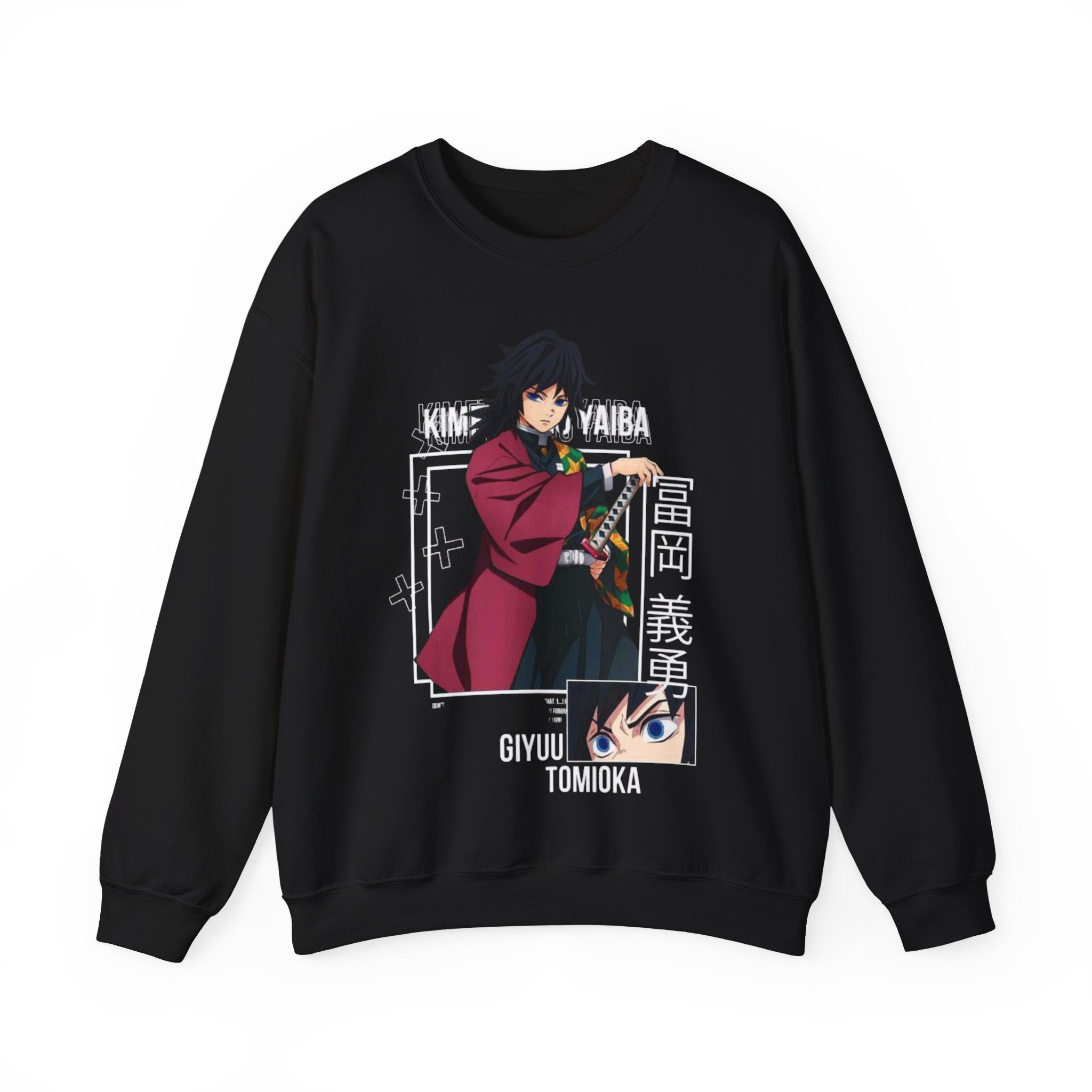 Anime-Inspired Crewneck Sweatshirt for Fans, Giyu Tomioka Design, Unisex Casual Wear for Cozy Days, Perfect Gift for Holidays, [...]
