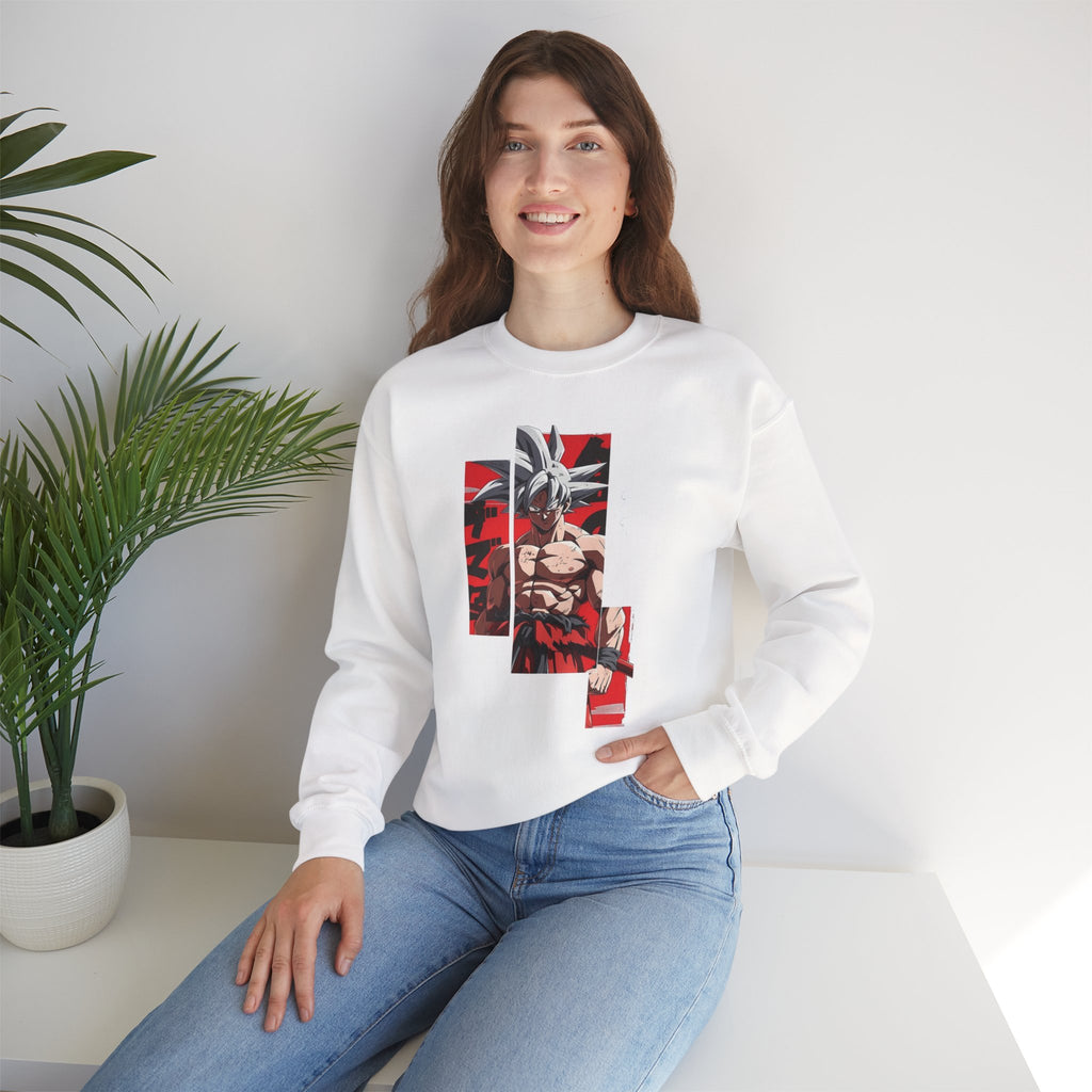 Anime-Inspired Unisex Crewneck Sweatshirt, Cozy Casual Wear, Perfect Gift for Fans, Stylish Streetwear, Great for Everyday Use